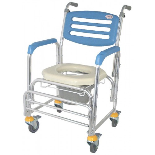 承輝CS-012B 鋁合金硬背附輪洗澡椅/體盆椅