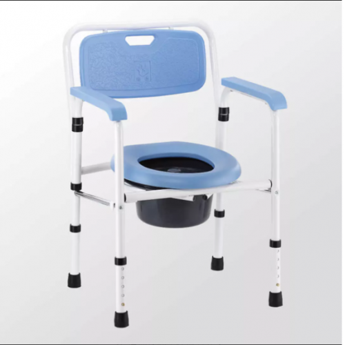 均佳 JCS-101 鐵製硬墊收合便盆椅