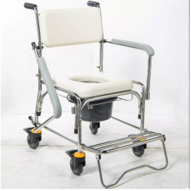 均佳 JCS-305 不銹鋼拆手型洗澡椅/便盆椅