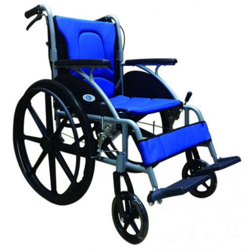 富士康鋁合金雙煞折背輪椅18吋 24F  型號:FZK-1500