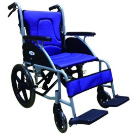富士康鋁合金雙煞折背輪椅16吋 小輪  型號:FZK-3500