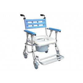耀宏YH121-3 鋁合金收合式便器椅（有輪/高低可調）