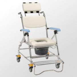 均佳 JCS-207 鋁合金背可調收合洗澡椅/便盆椅