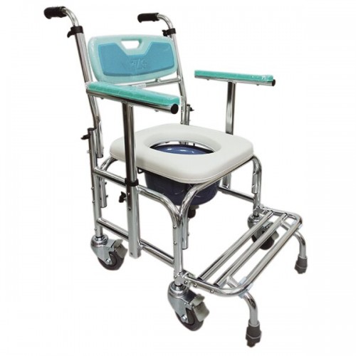 富士康FZK-4306鋁製扶手升降洗澡椅/便盆椅