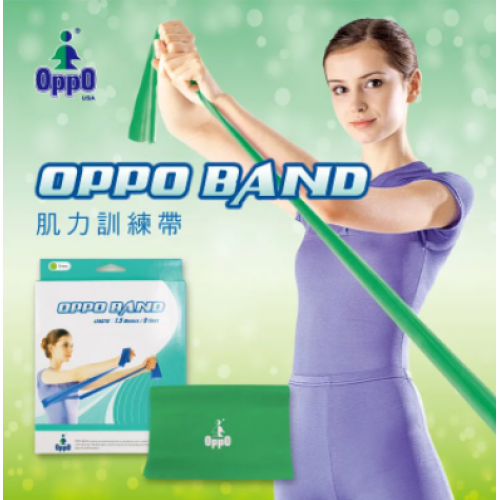 歐柏OPPO BAND肌力訓練帶綠色(阻力等級:中) #8003